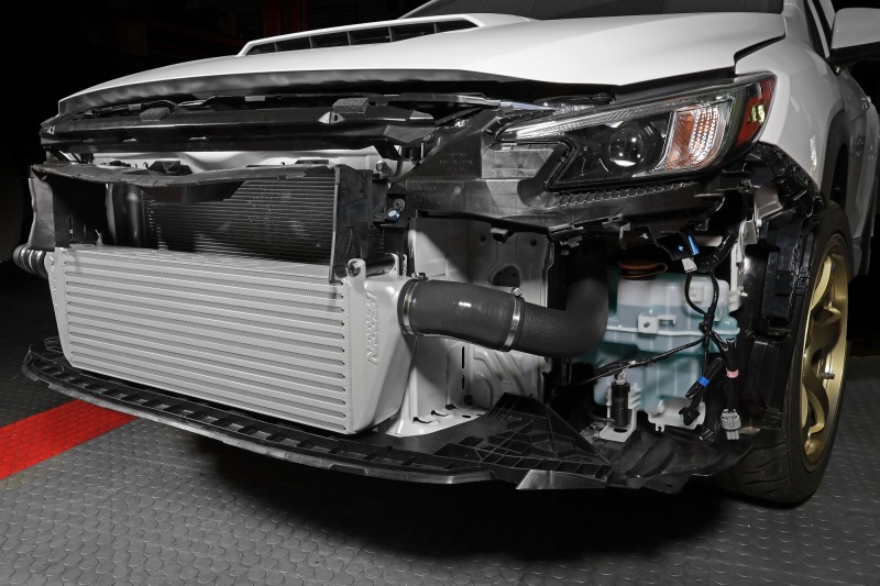 Subaru WRX Front Mount Intercooler - Perrin Performance - Black Tubes & Silver Core - `22-`25